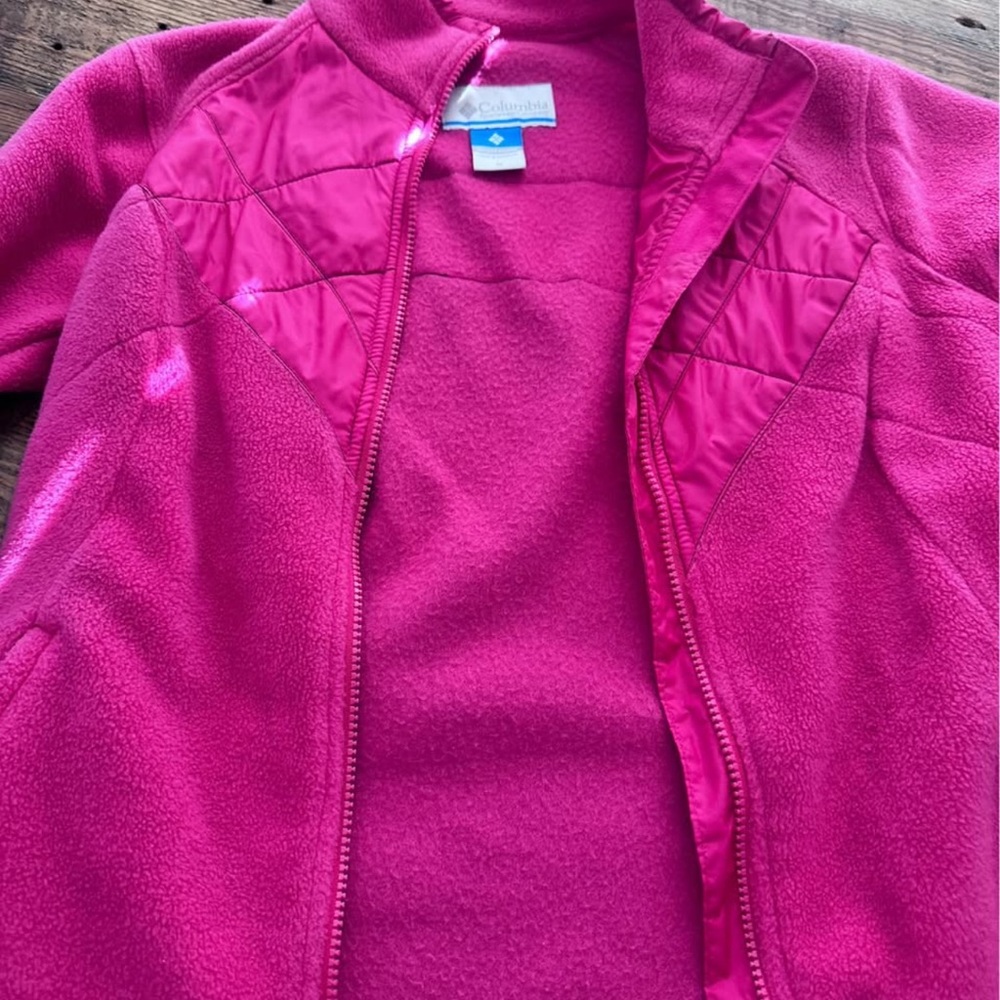 Columbia Magenta Fleece Jacket